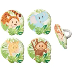 Baby Animals Cupcake Rings, 12ct