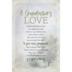 Dexsa A Grandfather's Love Wood Plaque 6x9
