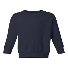 Rabbit Skins&reg; Toddler Fleece Crewneck Sweatshirt - 3317 Navy