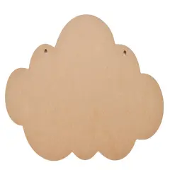 Little Birdie MDF Name Board Cloud 15.7"X7.8"-15.7"X7.8"