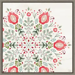 Festive Season VIII by Dina June Canvas Art Framed