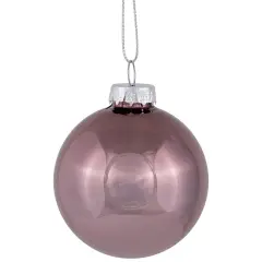 Northlight Shiny and Matte Christmas Glass Ball Ornaments - 2.25" (55mm) - Pink - 24ct