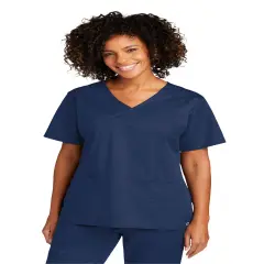 Wink&reg; Women&rsquo;s WorkFlex Mock Wrap Top - WW4760 Navy