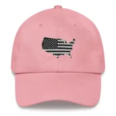 US Flag Patriotic 4th of July Hat Pink