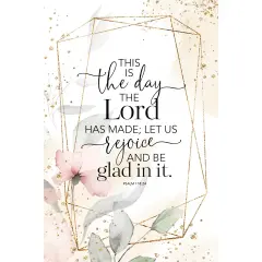 Dexsa This Is The Day Wood Plaque with Easel and Hanger 6 inches x 9 inches