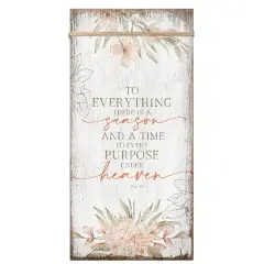 Dexsa To Everything There Is A Season Wood Plaque 6 3/4"x13 5/8"