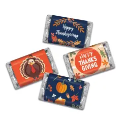 Thanksgiving Candy Party Favors Hershey's Miniatures Chocolate - Fall Turkey