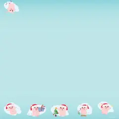 Great Papers! Merry Pig Holiday Letterhead, Invitations and Announcements, Printer Friendly, 8.5" x 11", 80 Pack