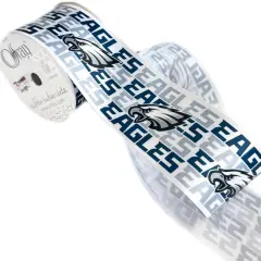 Eagles Printed Ribbon 2.5"-Inch Width, 3 Feet (1 Yard)