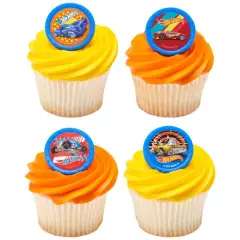 Hot Wheels Challenge Accepted Cupcake Rings, 12ct