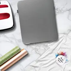 2 PACK Heat Press Mat for Cricut Easypress 2/Cricut Easypress(12X12 inch, 2 Mats), Easy Press Mat for HTV Craft Vinyl Ironing Insulation Transfer Projects