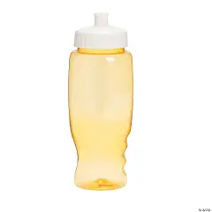 27 oz. Bulk 50 Ct. Clear Plastic Water Bottles Yellow