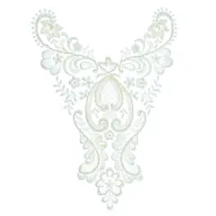 Vintage Flower WithLeaves Bridal Applique/Patch