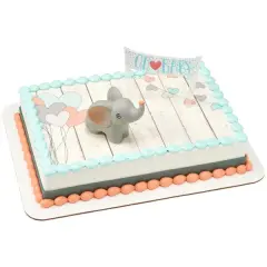 Oh Baby Elephant DecoSet&reg; Cake Decoration