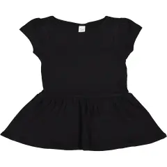 Baby Cotton Rib Dress, Various Sizes by Rabbit Skins&reg; Black