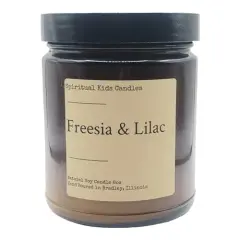 Freesia & Lilac Soy Candle 8oz Hand Poured with All Natural Soy Wax and Fragrant/ Essential Oils! | Floral Candle | Birthday Gift | Christmas Gift