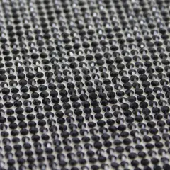 Kitcheniva Round Rhinestone Stickers Sheet Self Adhesive DIY Black