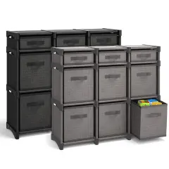 Cube Storage Organizer with Bins for Bedroom, Living Room, Office