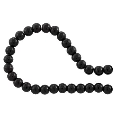 Black Obsidian Round Beads 6mm (15" Strand)