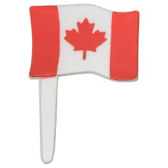 Canadian Flag DecoPics&reg; Cupcake Decoration, 12ct