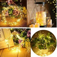 4Pcs Wine Bottle Cork Fairy String Light Warm white
