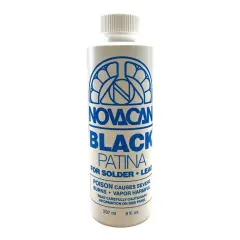 Novacan Black Patina For Solder & Lead - 8 Oz