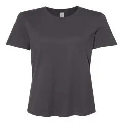 BELLA + CANVAS&reg; Women&rsquo;s Relaxed Crewneck Short Sleeve Jersey Tee Dark grey