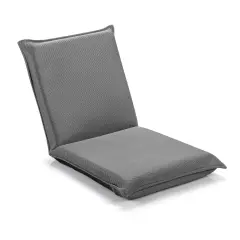 Adjustable 6 position Folding Lazy Man Sofa Chair Floor Chair Grey