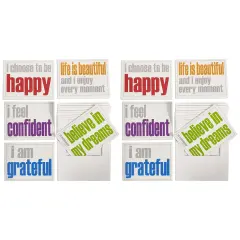 Note Cards with Envelope, Confidence Booster Set, 10 Per Set, 2 Sets