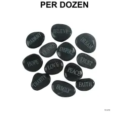 Faith Worry Stones - 12 Pc.