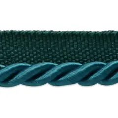20 yards of Emmerson 1/4" Twisted Lip Cord Trim | 20 yard cut Teal