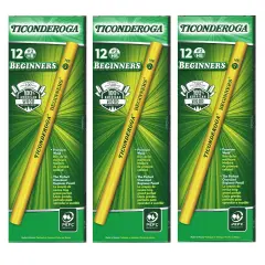 Beginners&reg; Pencils without Eraser, 12 Per Pack, 3 Packs