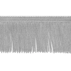 5 Yards of 2" Chainette Fringe Trim | 5 yard cut Gray