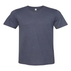 BELLA + CANVAS&reg; Adult Sueded Tee Ultra Soft Luxury Comfort H. midnight navy