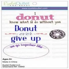 Eyelet Outlet Cling Donut Stamps