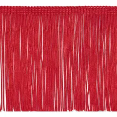 20 Yards of 6" Chainette Fringe Trim | 20 yard cut Red