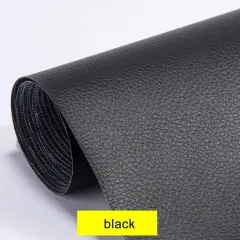 Self-Adhesive Leather Repair Tape Patch for Car Seats ,Couches Black
