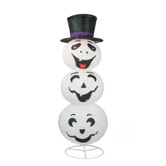 Northlight Lighted Ghost Trio Outdoor Halloween Decoration - 3.6' - Warm White Lights - White
