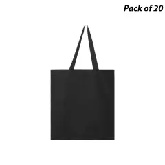 Q-Tees&reg; Promotional Tote Black