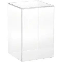 Plymor Clear Acrylic Display Case with No Base, 4" W x 4" D x 6" H