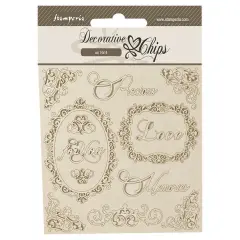 Stamperia Decorative Chips 5.5"X5.5"-Precious Frames