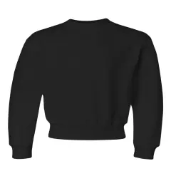 JERZEES&reg; Youth Crewneck Sweatshirt Black