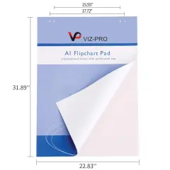 25-Sheets/PadStandard Easel Pads, A1 Flipchart Paper Pad, 23 x 32 Inches,