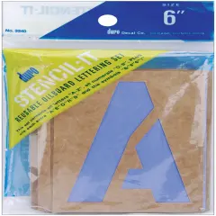 Duro Stencil-It Reusable Lettering Set-6"