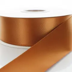 1.5" Double Faced Satin Ribbon Copper