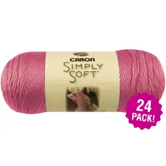 Multipack of 24 - Caron Simply Soft Brites Yarn-Watermelon
