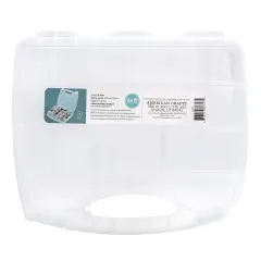 We R Divider Box Translucent Plastic Storage-12"X10"X2.4" Case