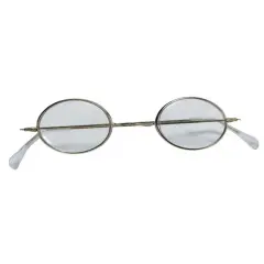 Round Metal Santa Claus Costume Mrs Claus Glasses