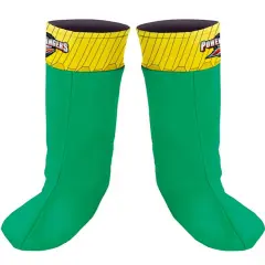 Childs Power Rangers RPM Green Ranger Costume Boot Covers
