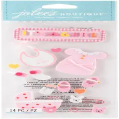 Jolee's Boutique Stickers - Baby Girl, 14pcs